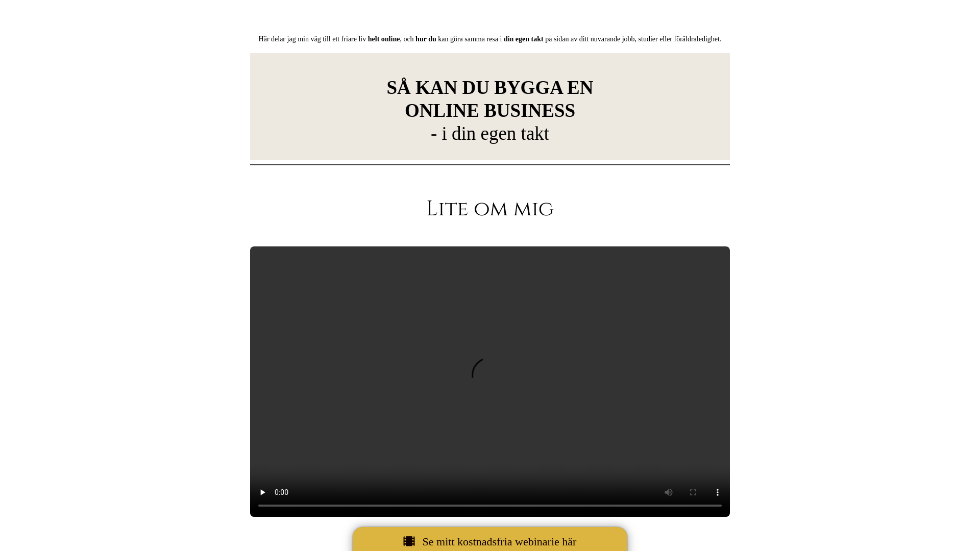 website screenshot of https://mittsannaliv.com/