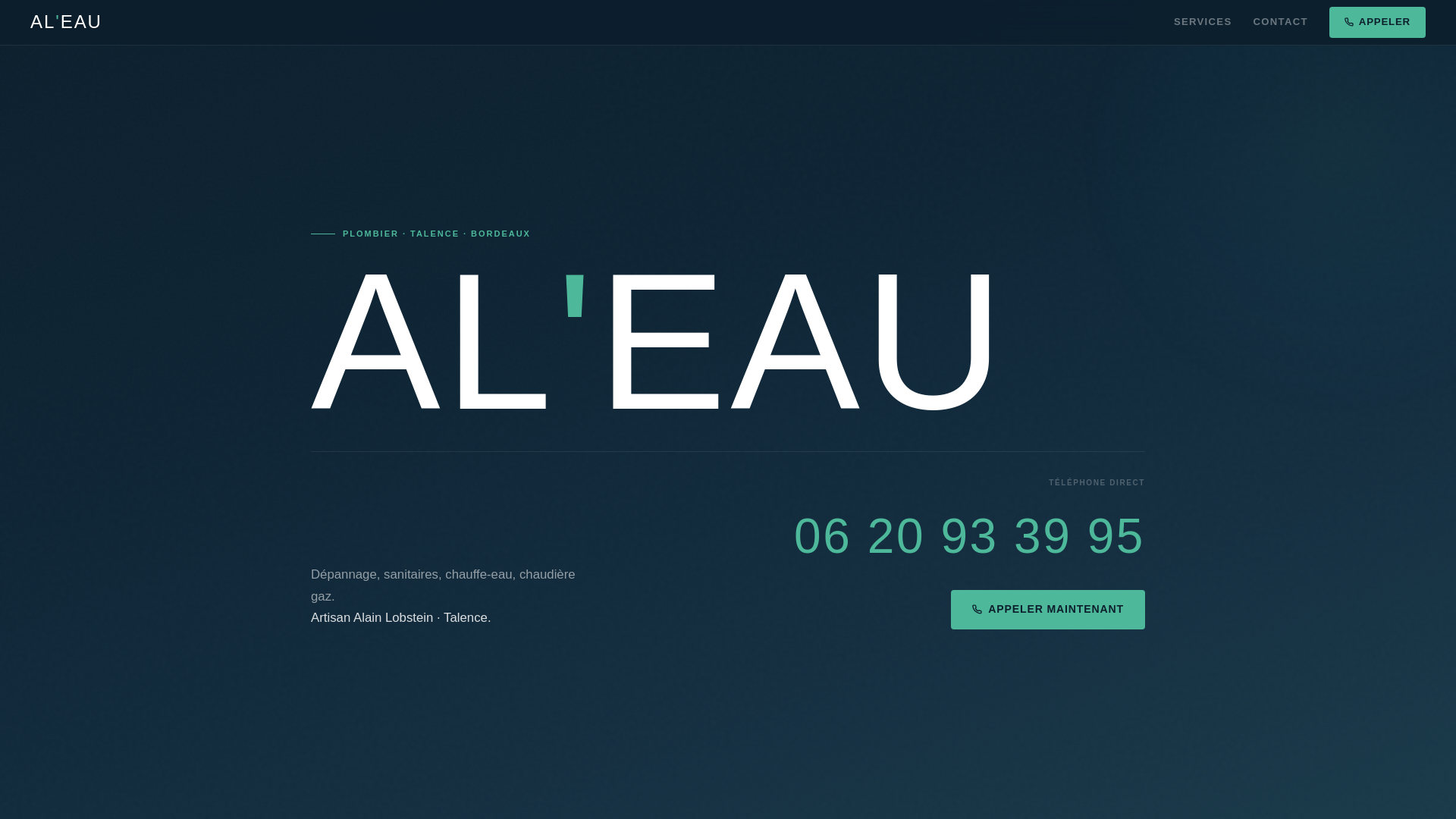 website screenshot of https://al-eau.pages.dev/