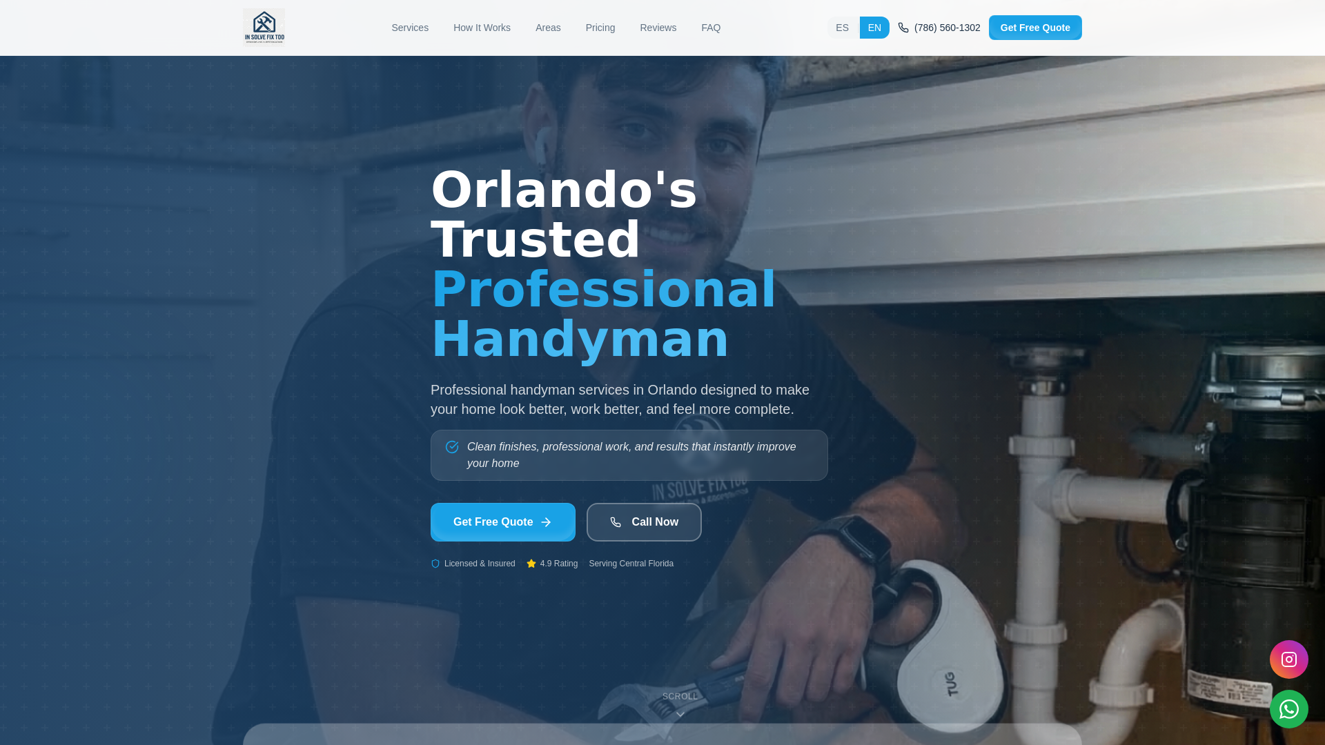 website screenshot of https://insolvefixtoo.com/