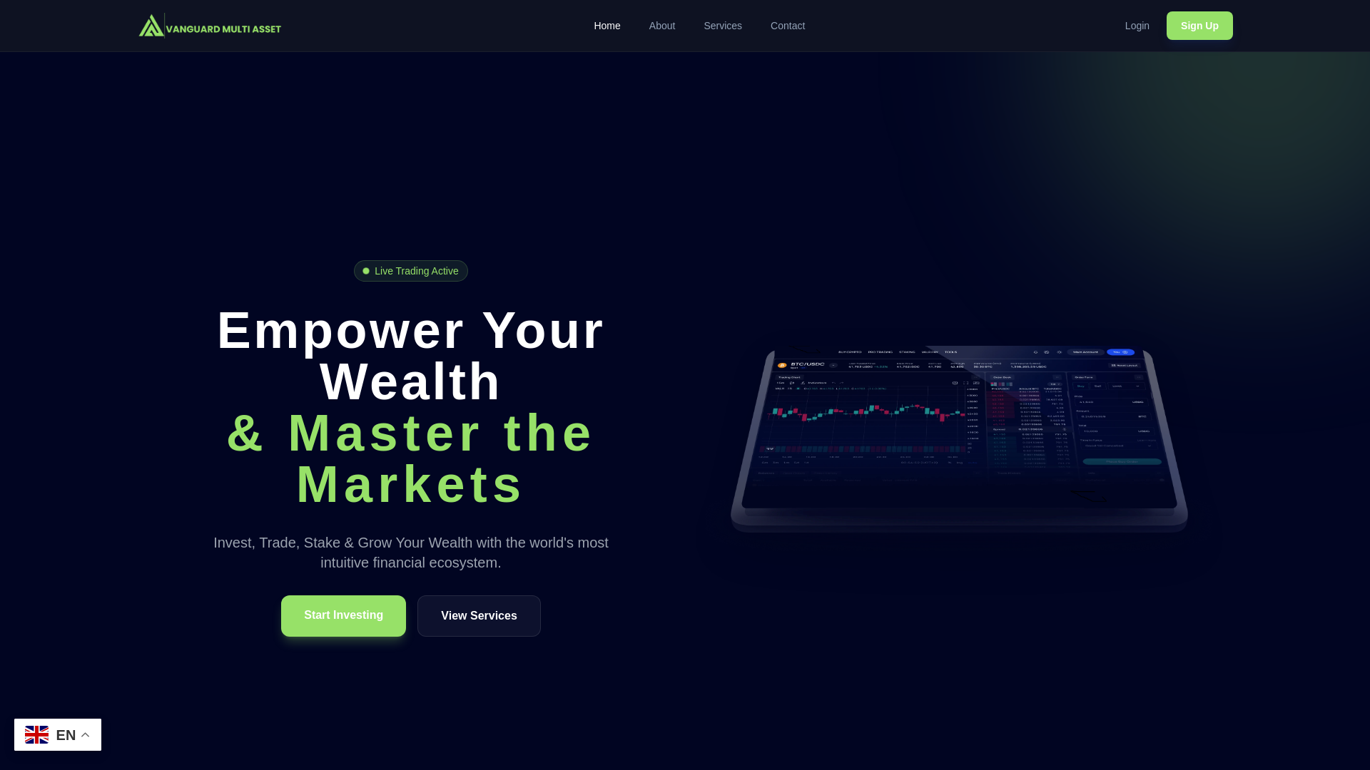 website screenshot of https://vanguardmultiasset.com/