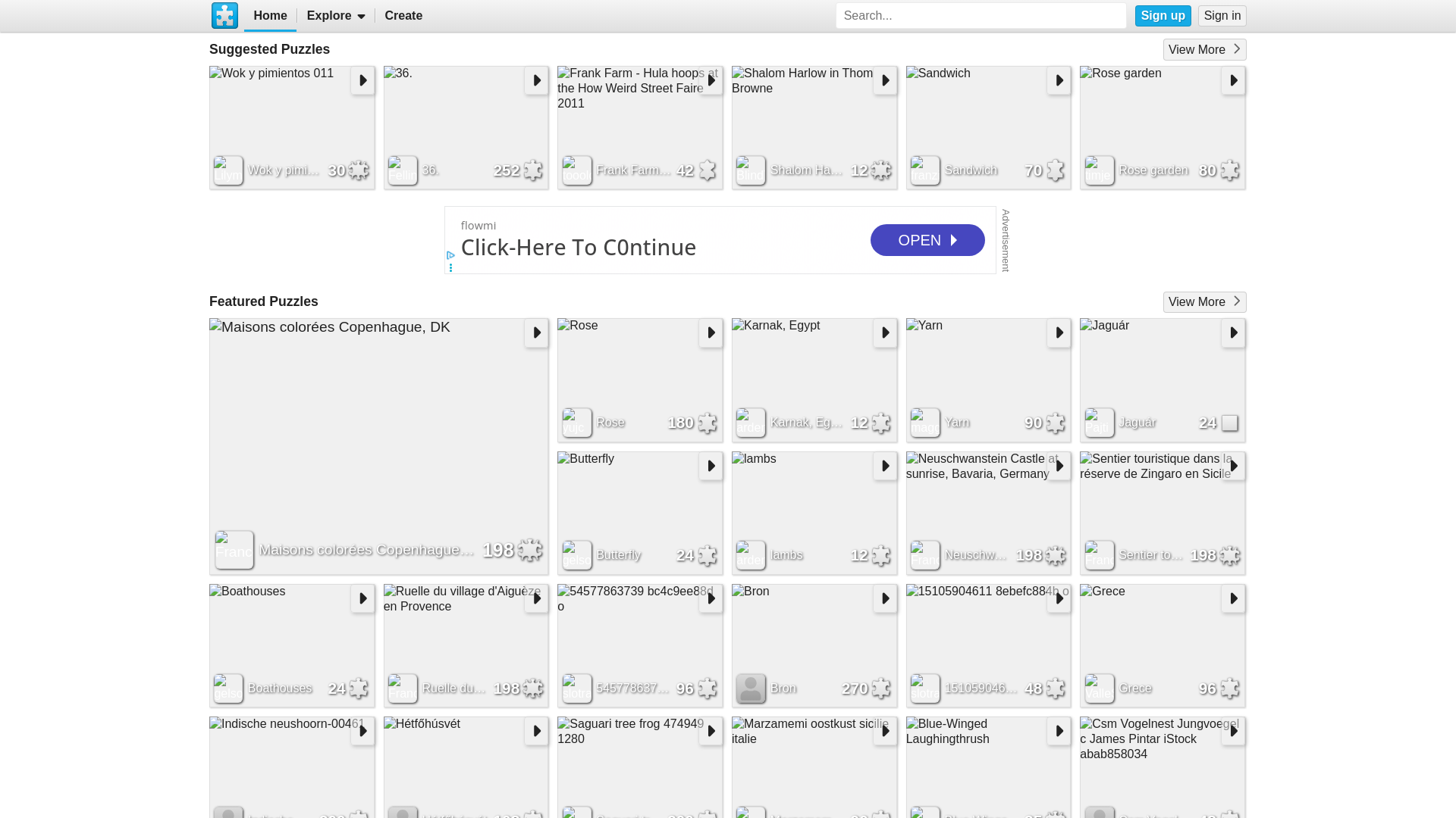 website screenshot of https://playclicks301.info/