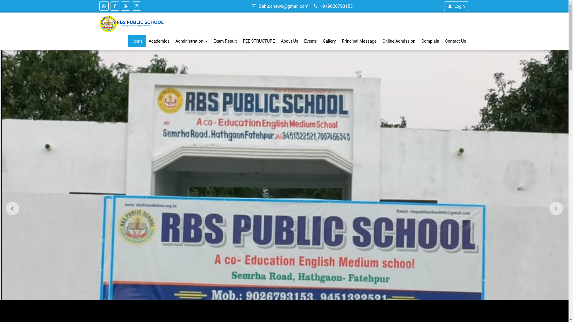 website screenshot of https://rbspublicschoolhathgaon.in/
