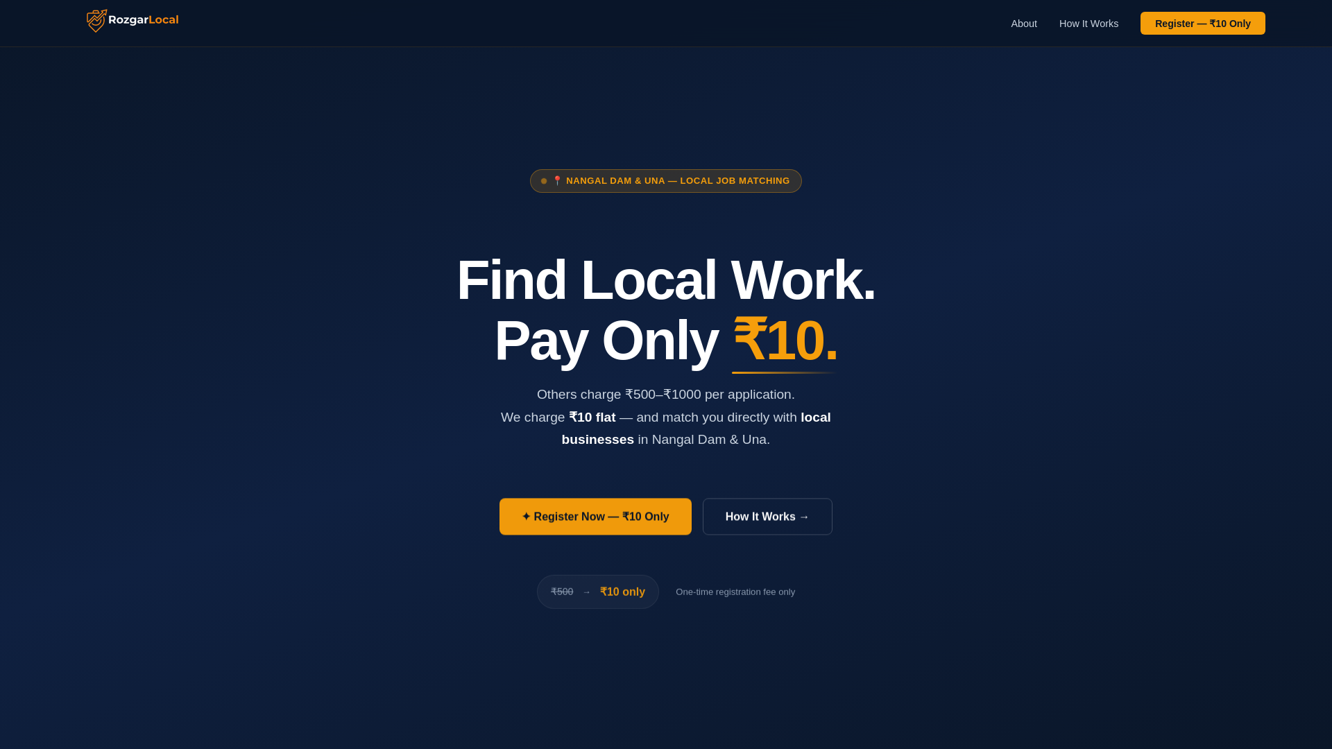 website screenshot of https://localrozgar.com/