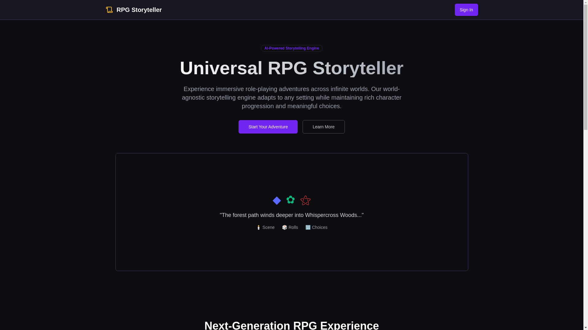 website screenshot of https://stonecaster.ai/