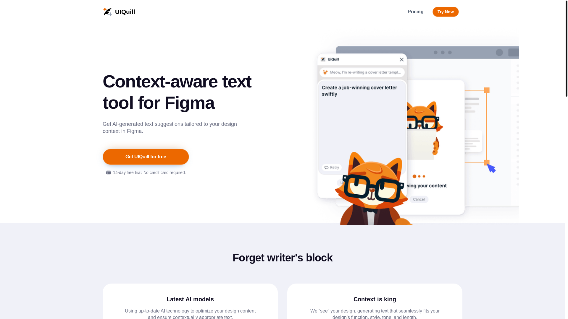 website screenshot of https://uiquill-com.pages.dev/
