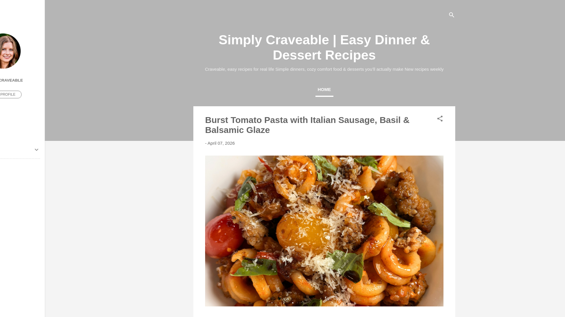 website screenshot of https://simplycraveableco.com/