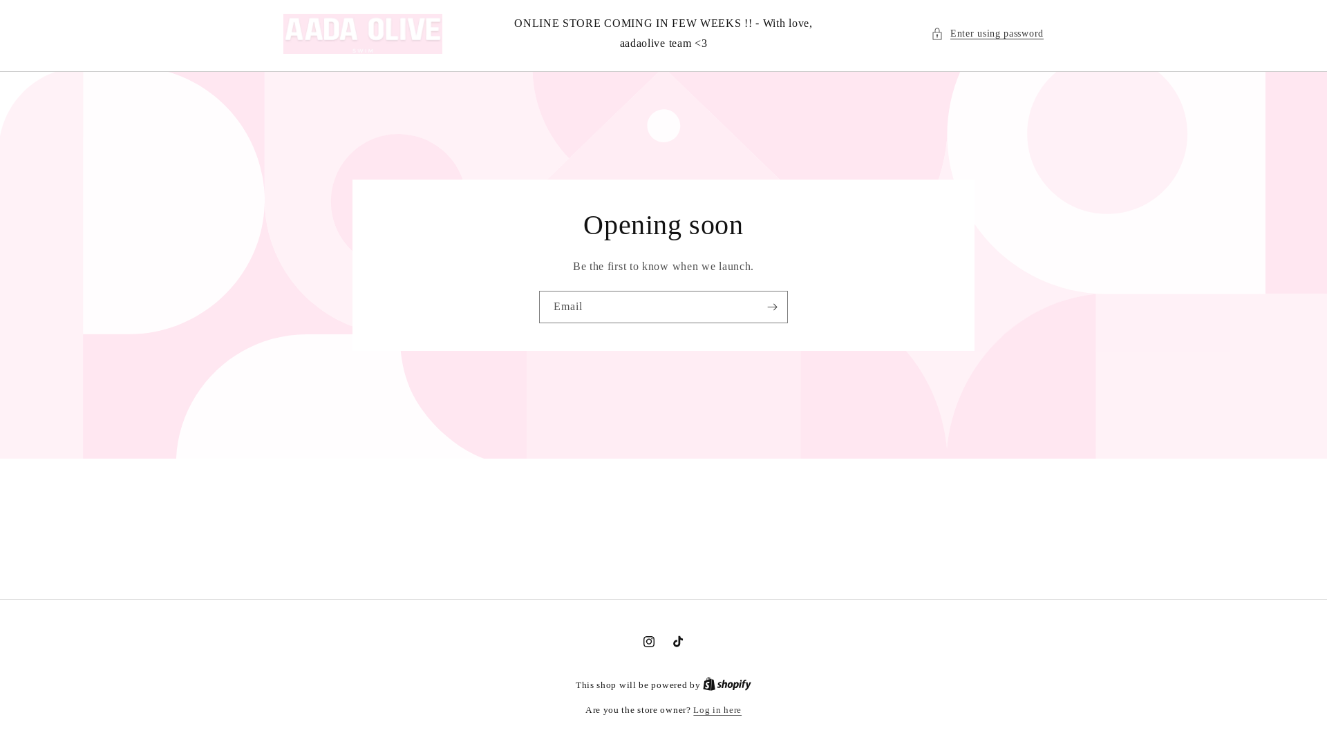 website screenshot of https://aadaolive.com/