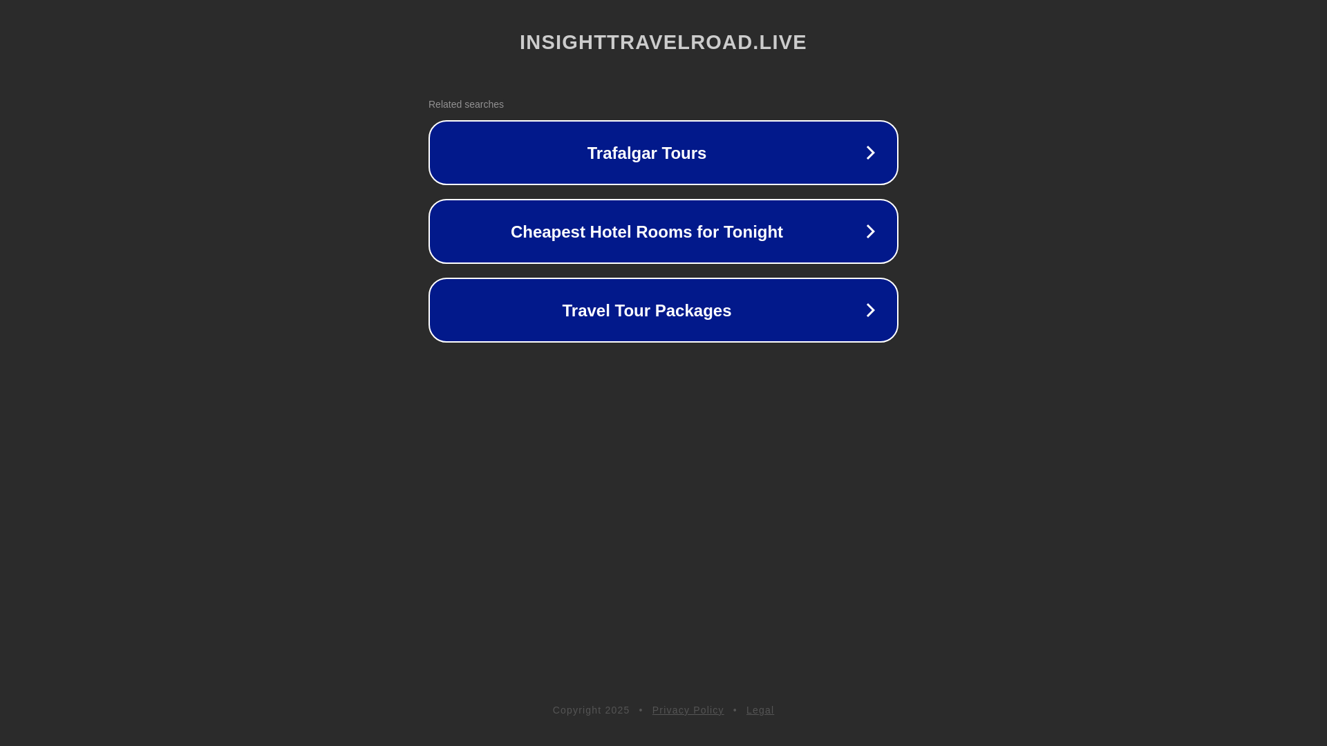 website screenshot of https://insighttravelroad.live/