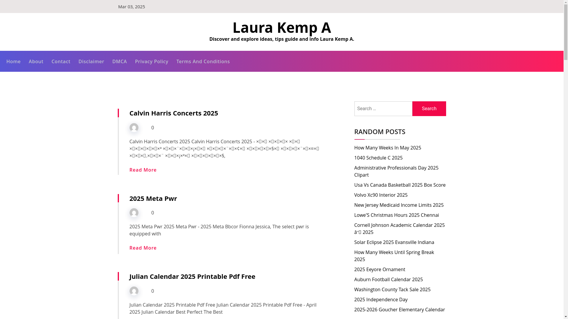 website screenshot of https://laurakempa.pages.dev/