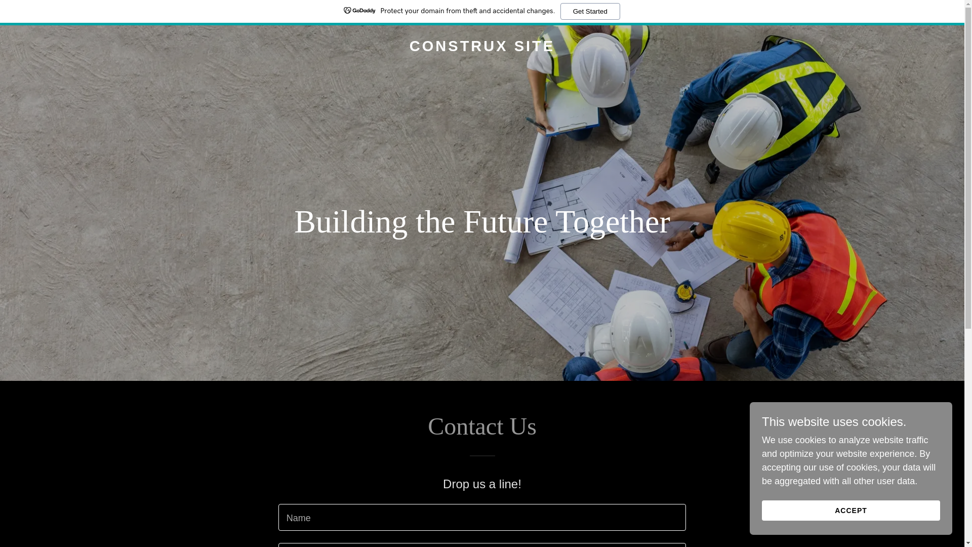 website screenshot of https://construxsite.com/