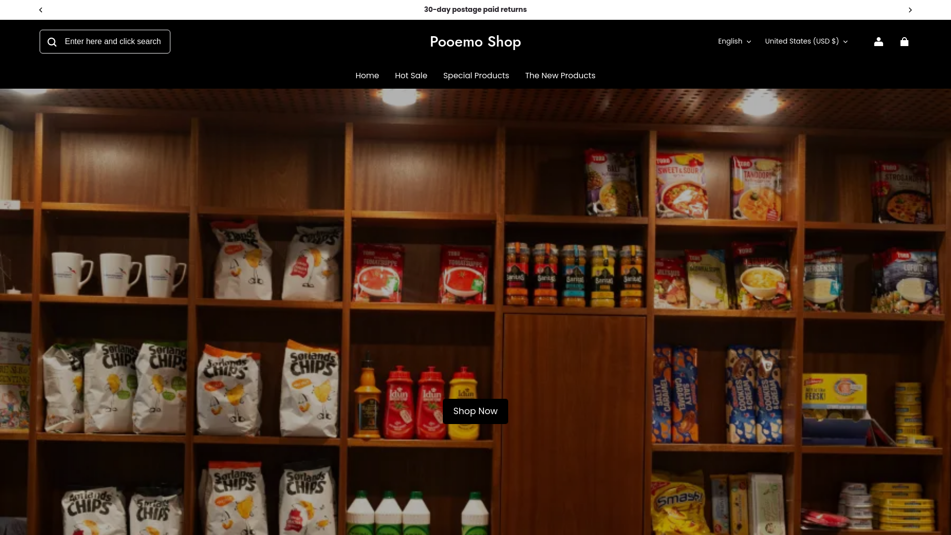 website screenshot of https://pooemo.com/