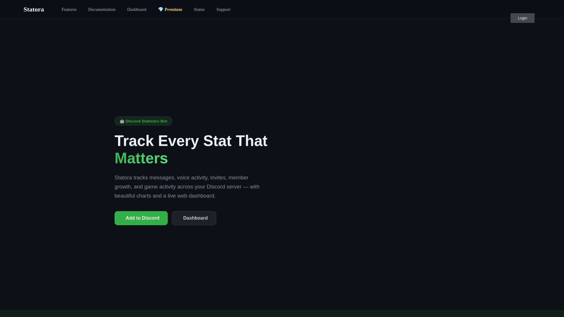 website screenshot of https://statora.net