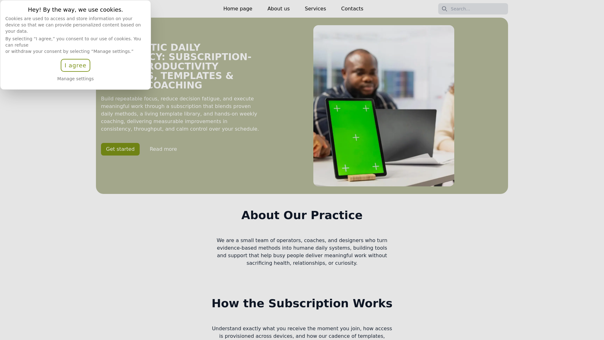 website screenshot of https://zerasentoluma.click/