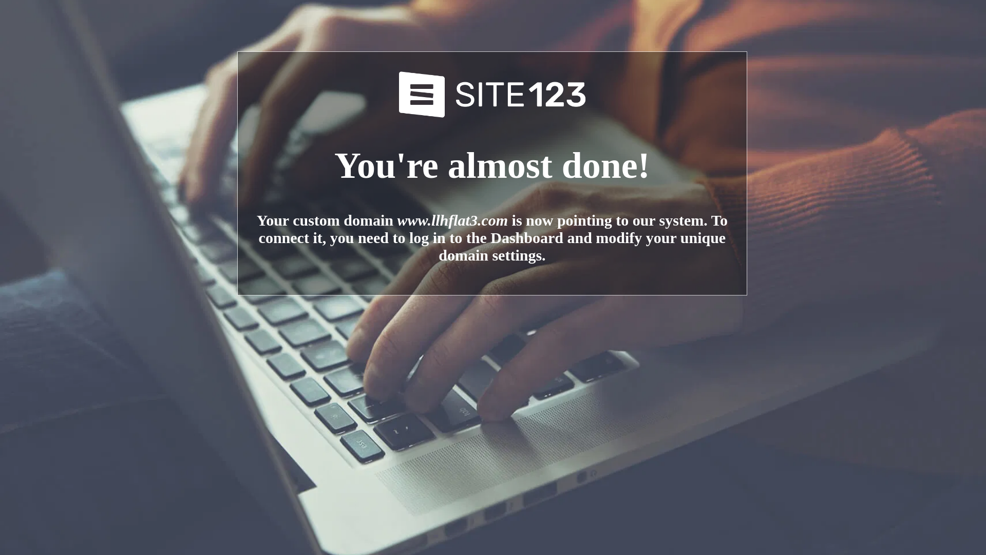 website screenshot of https://llhflat3.com/