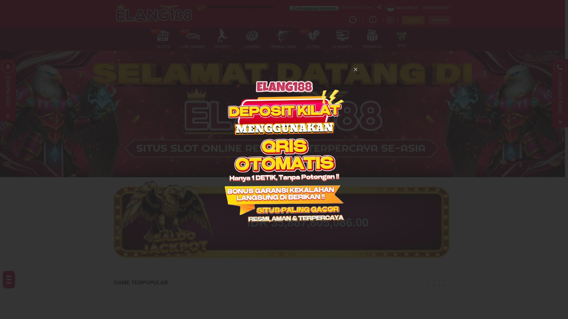 website screenshot of https://e-lang188.cfd/