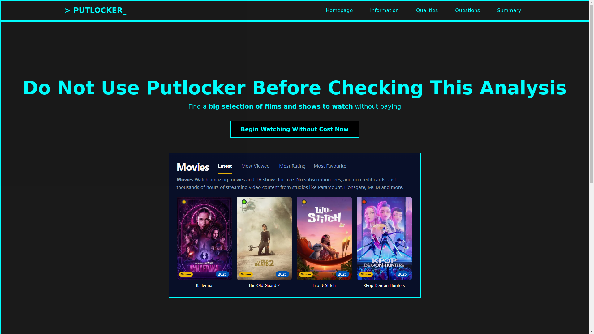 website screenshot of https://putlocker-knym.pages.dev/
