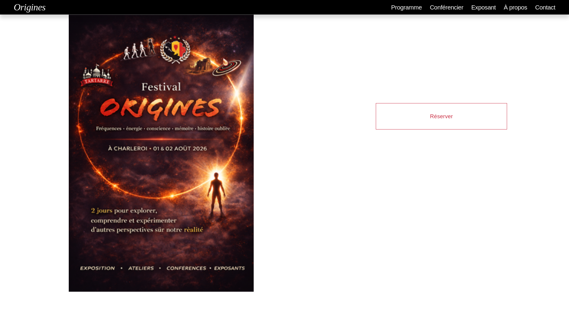 website screenshot of https://festival-origines.com/
