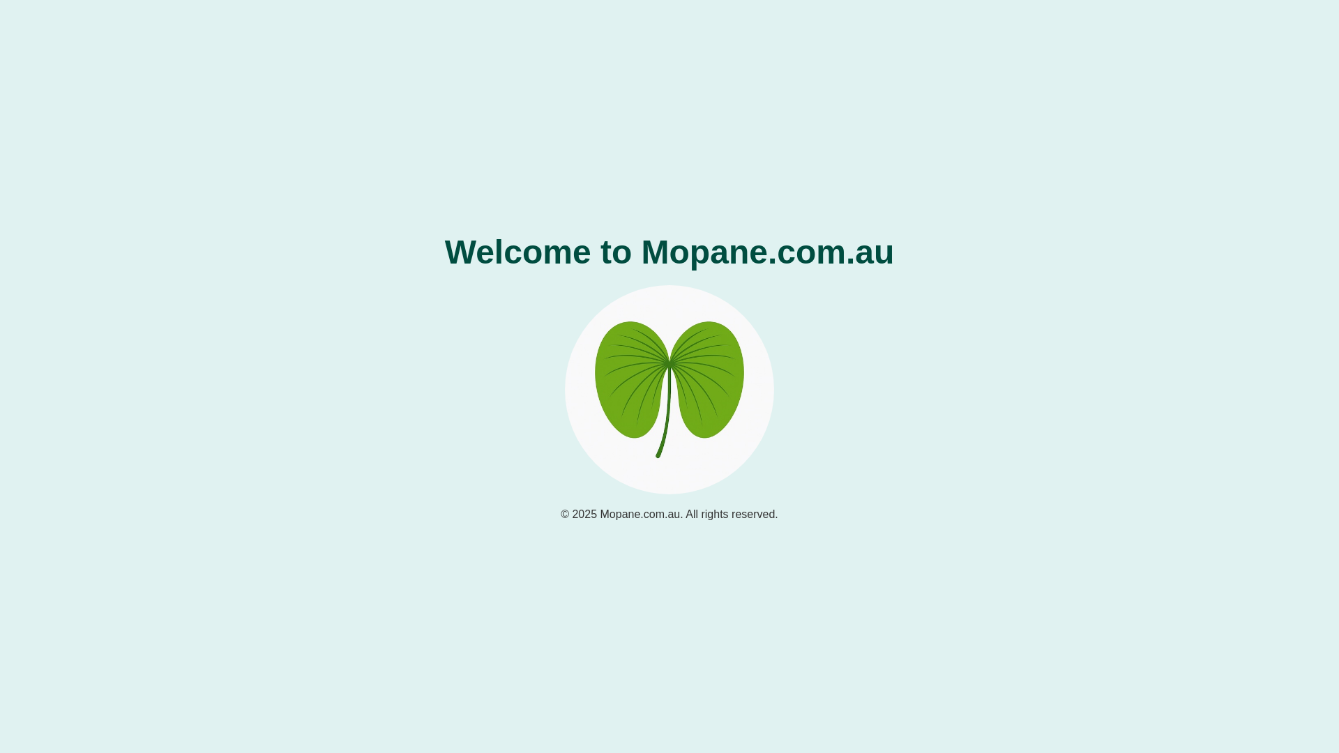 website screenshot of https://mopane.online/