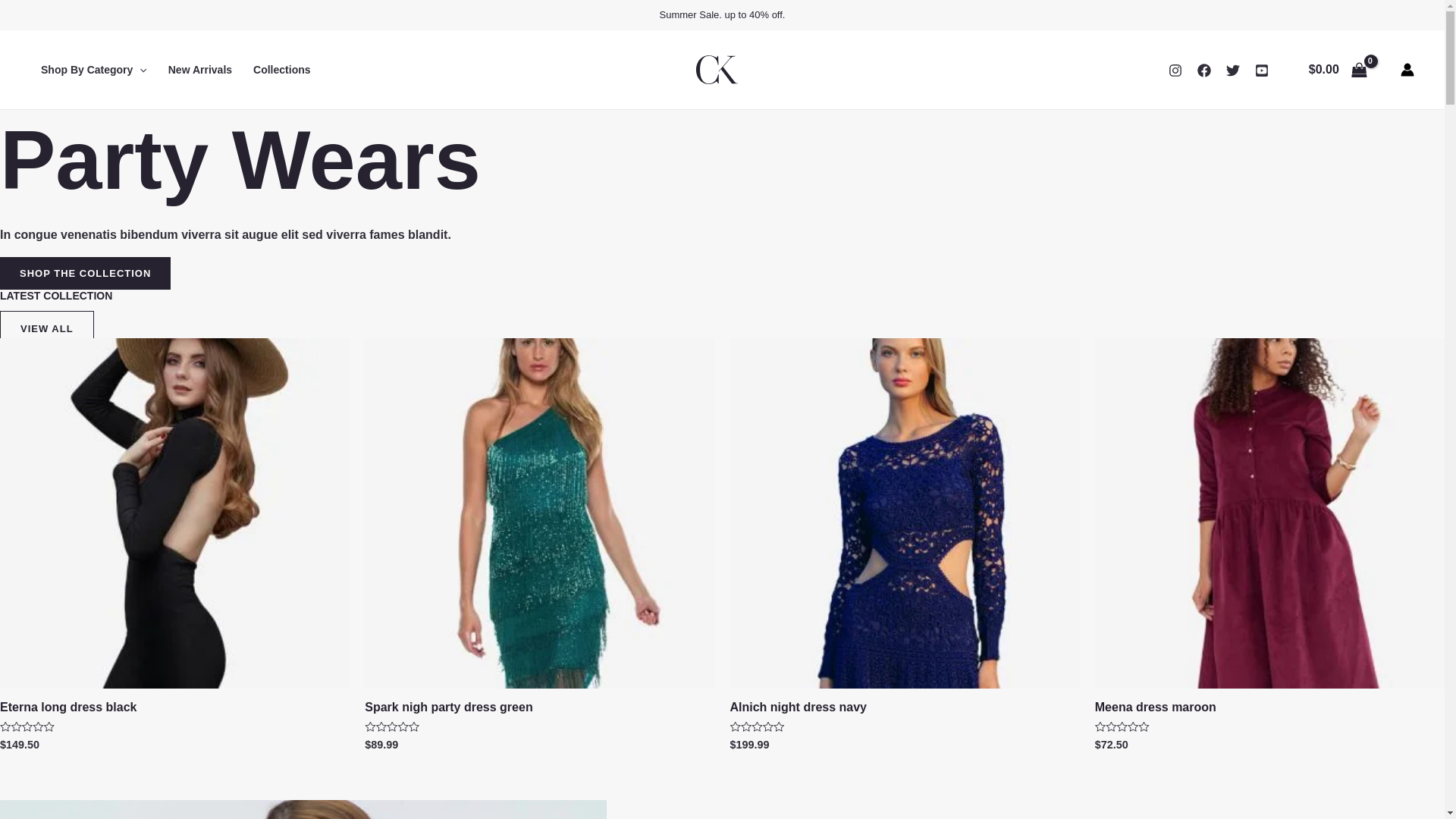 website screenshot of https://vestidachic.com.br/
