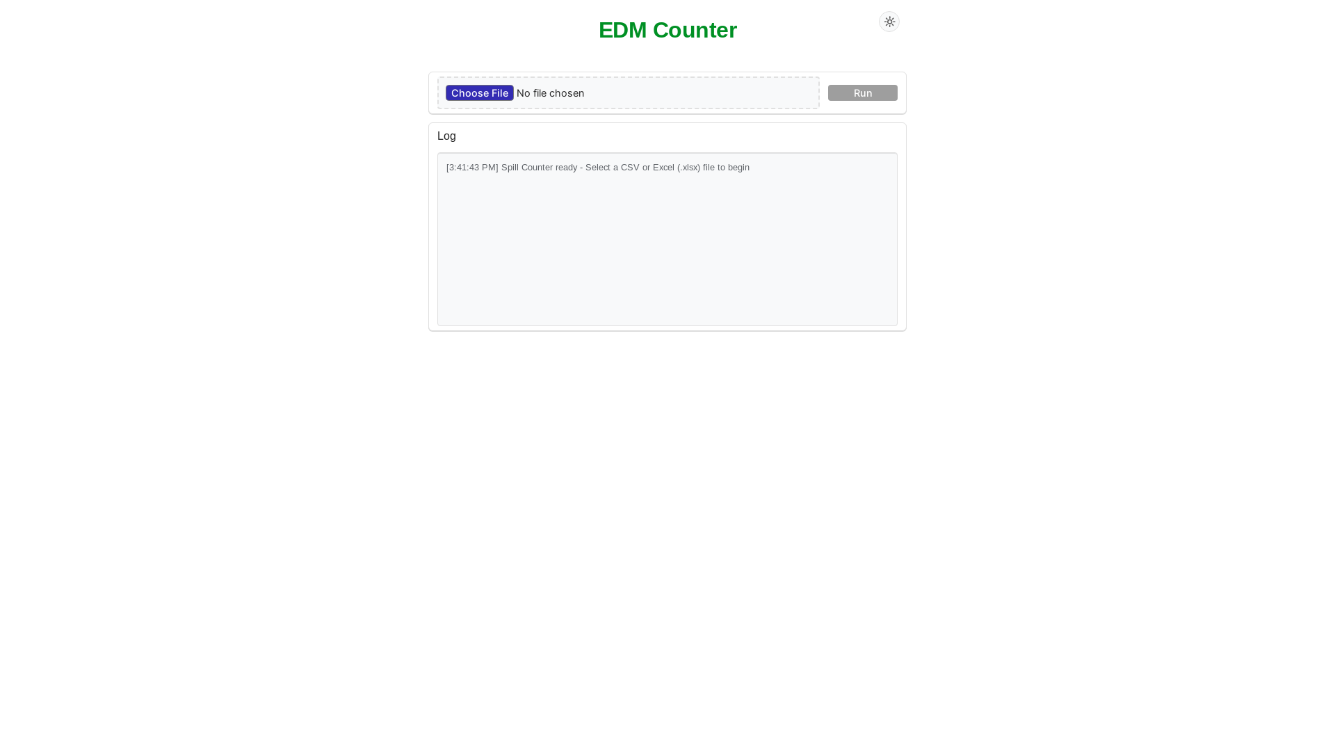 website screenshot of https://edmcounter.pages.dev/