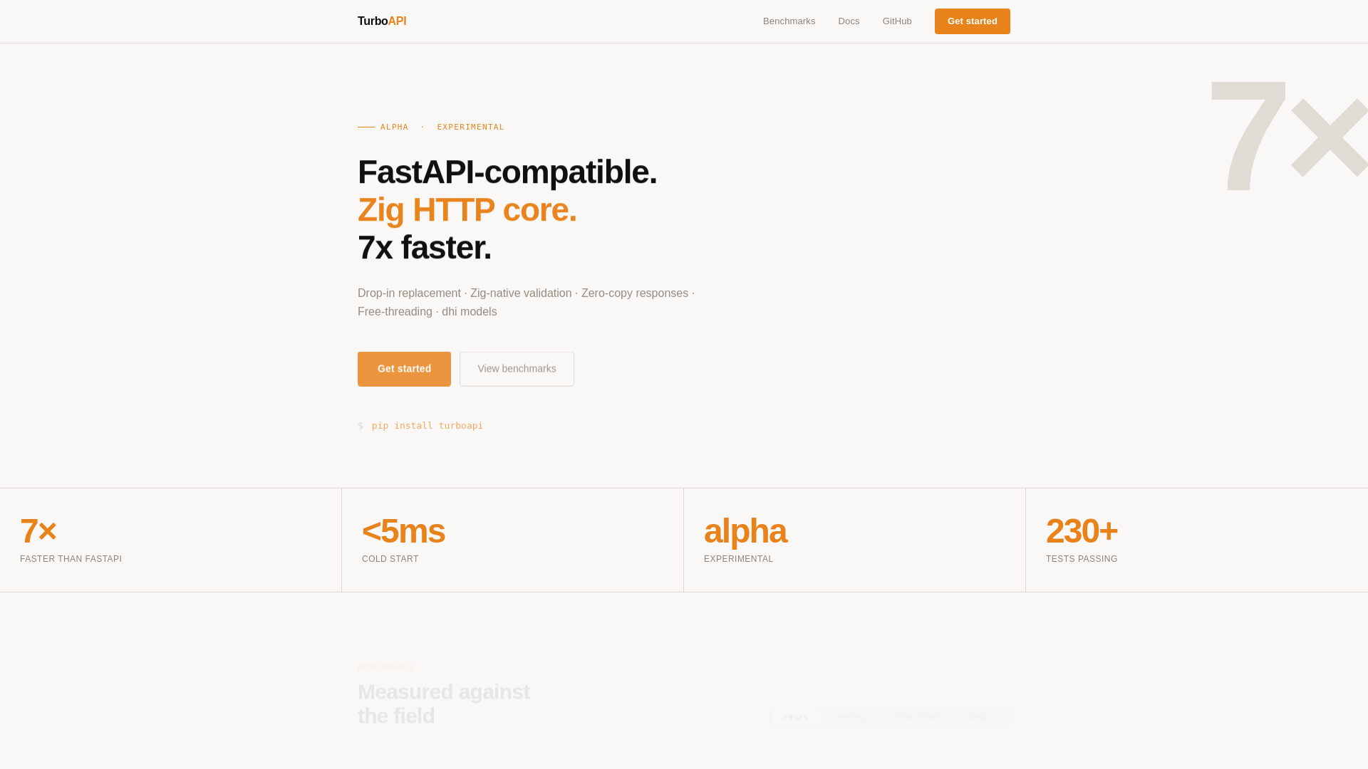 website screenshot of https://turboapi-frontend.pages.dev/