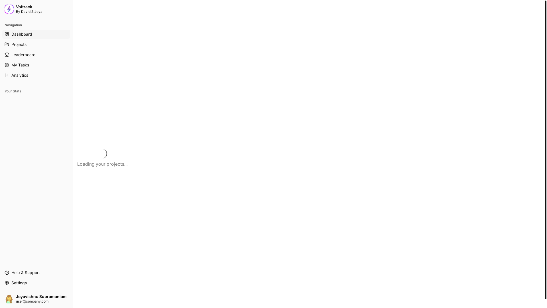 website screenshot of https://voltrack.pages.dev/