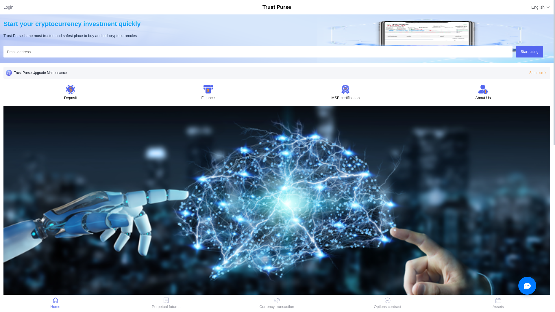 website screenshot of https://trustpro3.net/