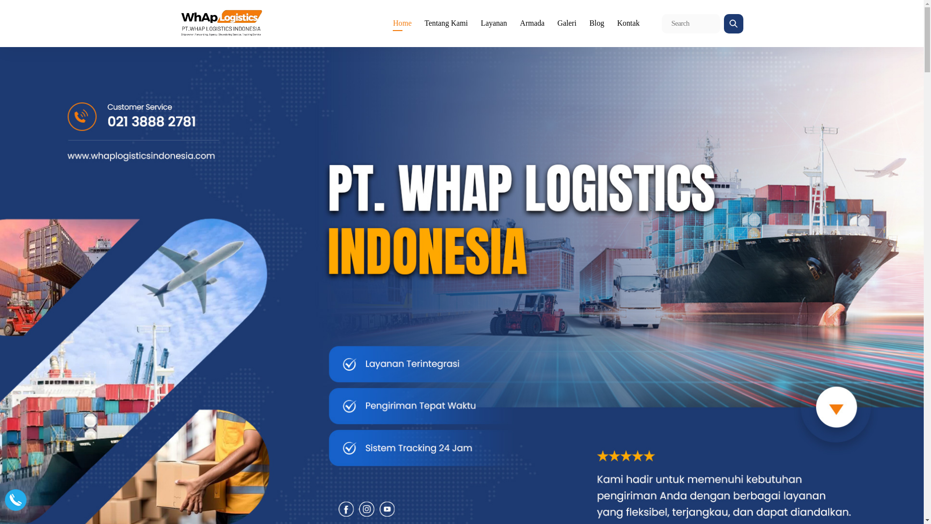 website screenshot of https://whaplogisticsindonesia.com/