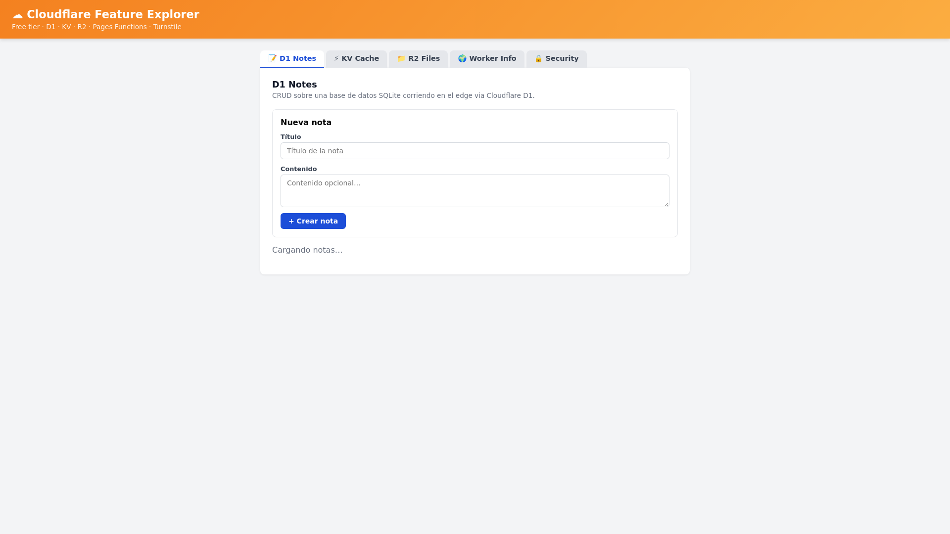 website screenshot of https://cloudflare-explorer.pages.dev/