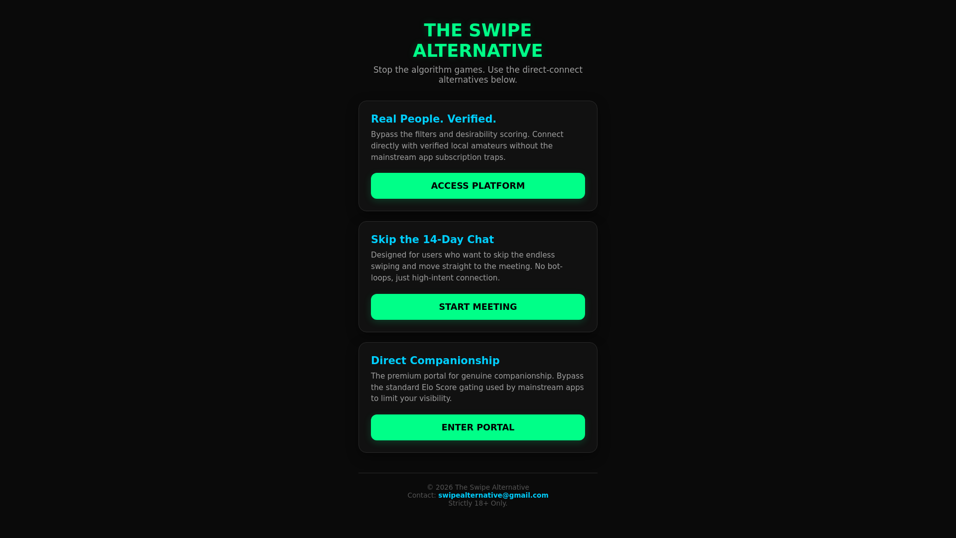 website screenshot of https://swipealt.com/