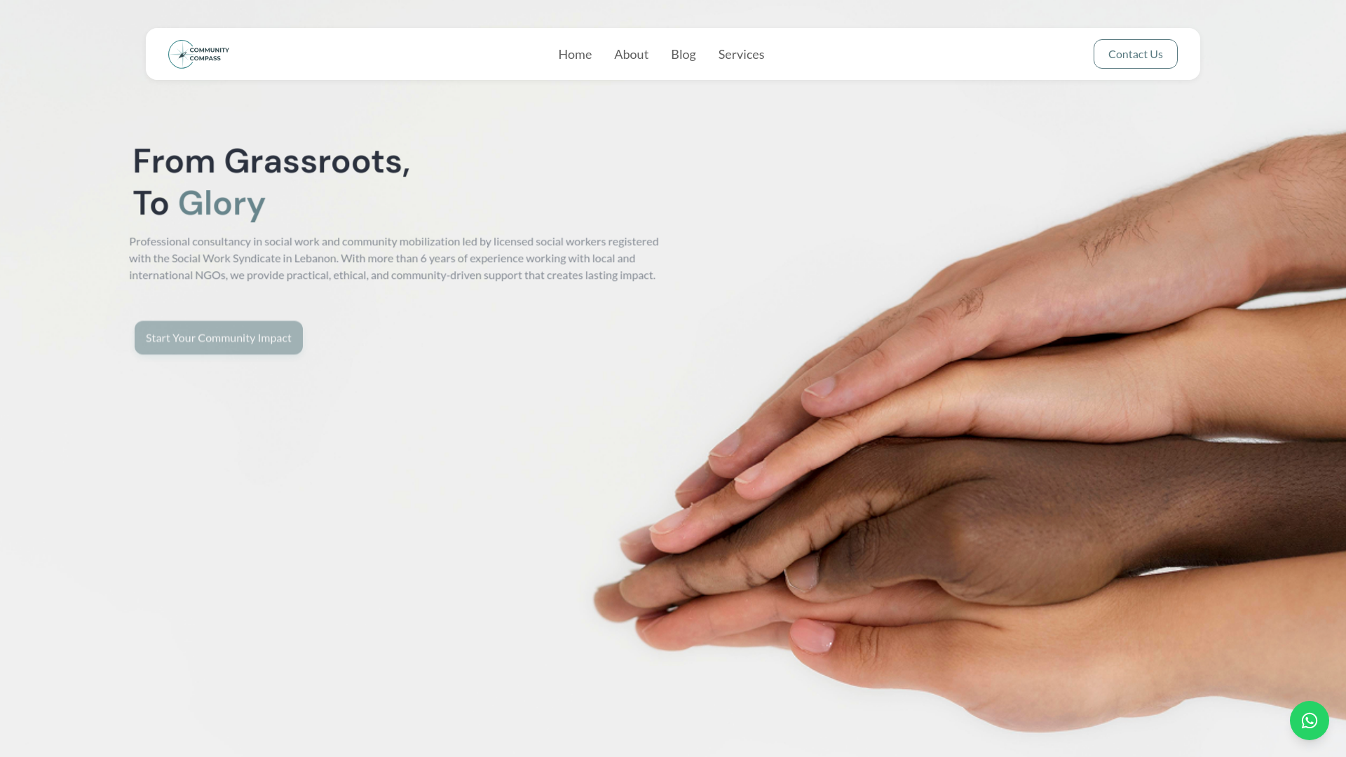 website screenshot of https://community-compass.pages.dev/