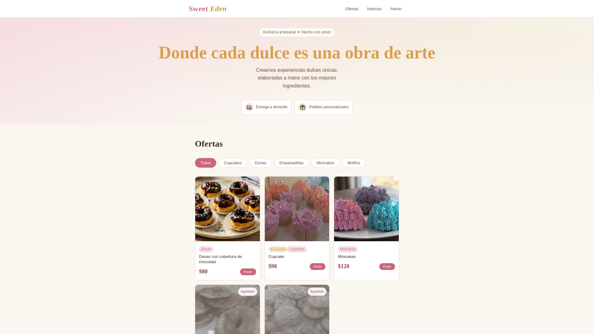 website screenshot of https://eden-landing.pages.dev/