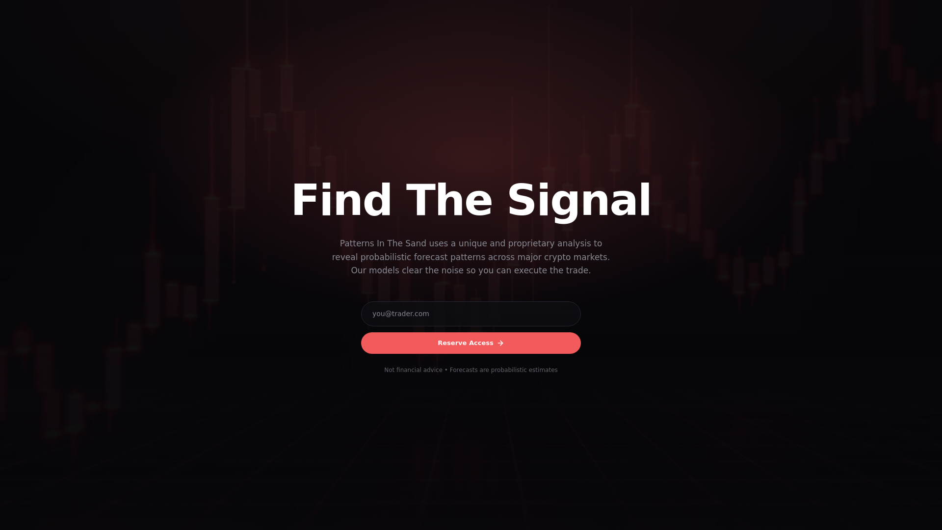 website screenshot of https://patternsinthesand.us/