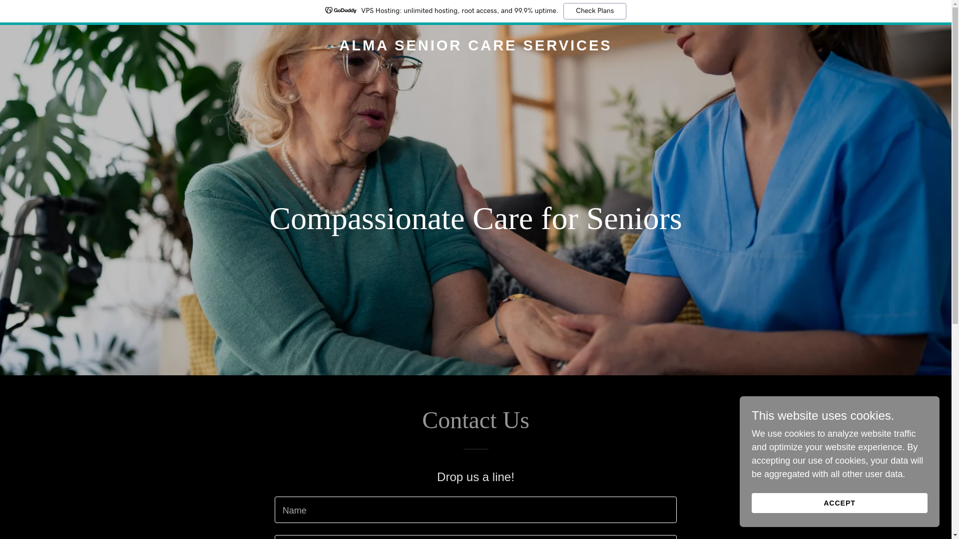 website screenshot of https://almaseniorservices.com/