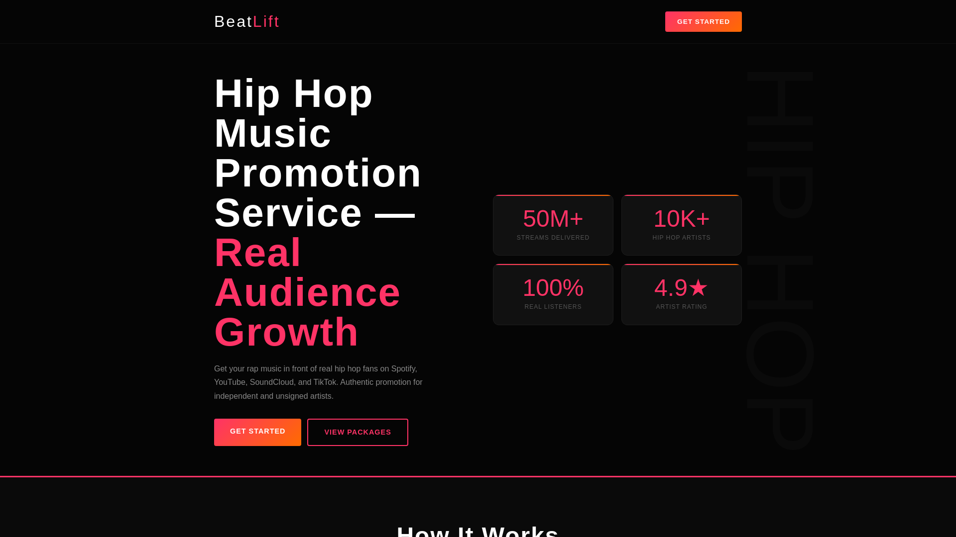 website screenshot of https://hitwave-site.pages.dev/