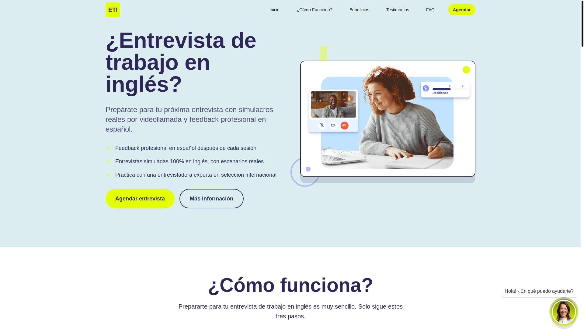 website screenshot of https://entrevistasdetrabajoeningles.pages.dev/