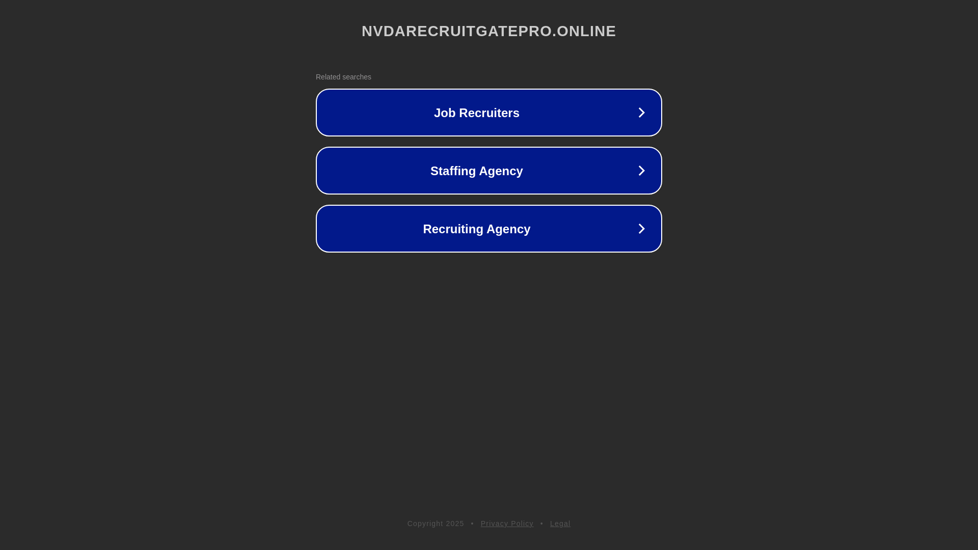website screenshot of https://nvdarecruitgatepro.online/