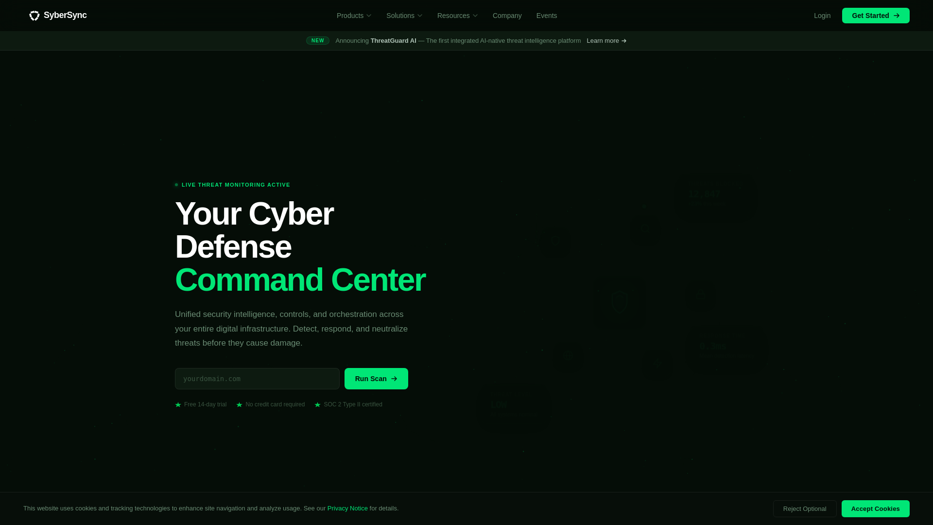 website screenshot of https://sybersync.xyz/