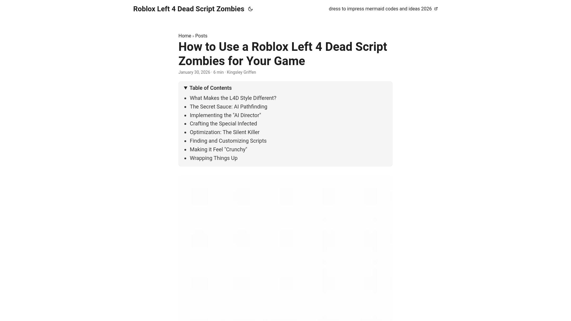 website screenshot of https://robloxleft4deadscriptzombies.pages.dev/
