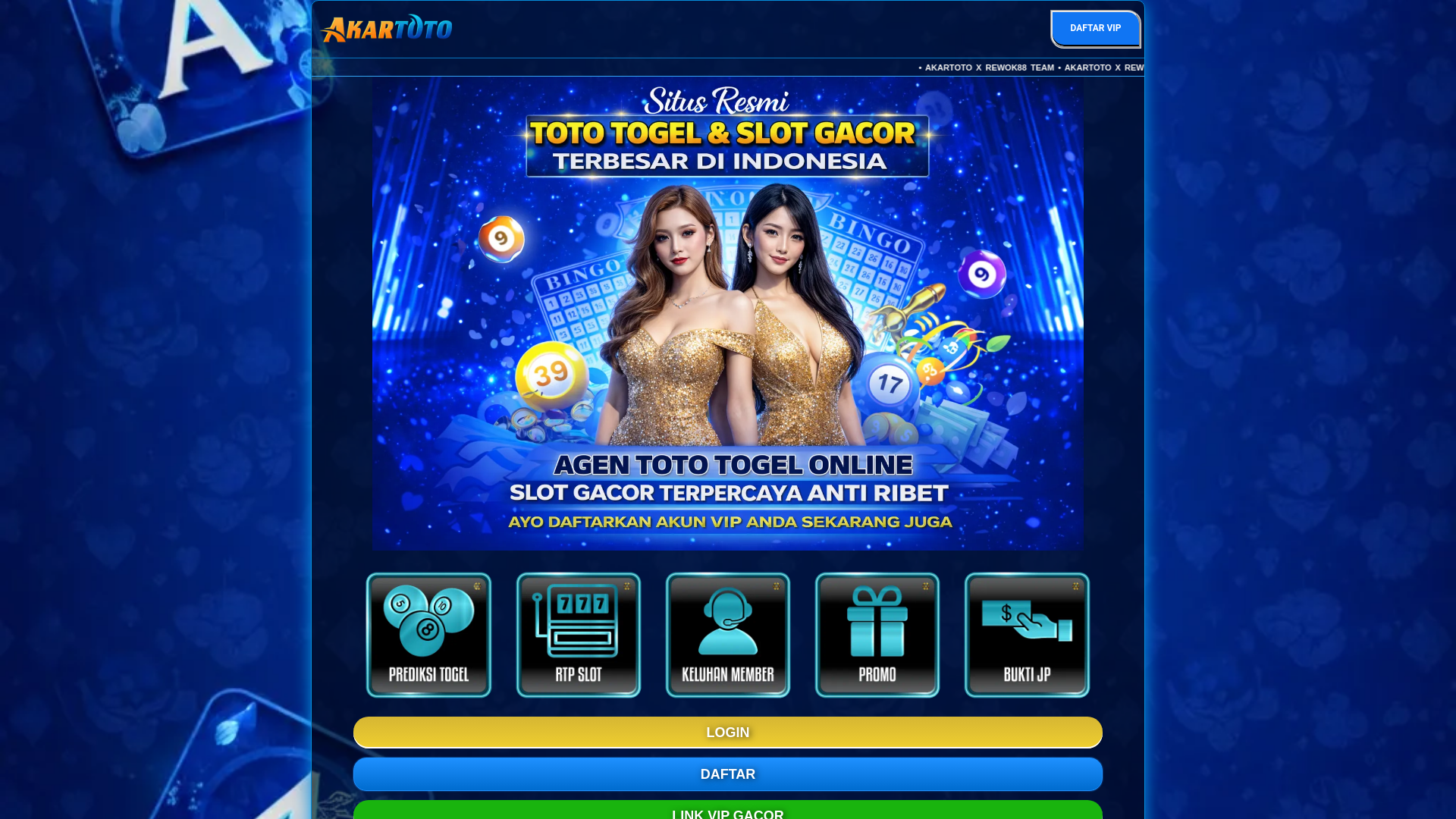 website screenshot of https://akartoto-exclusive.pages.dev/