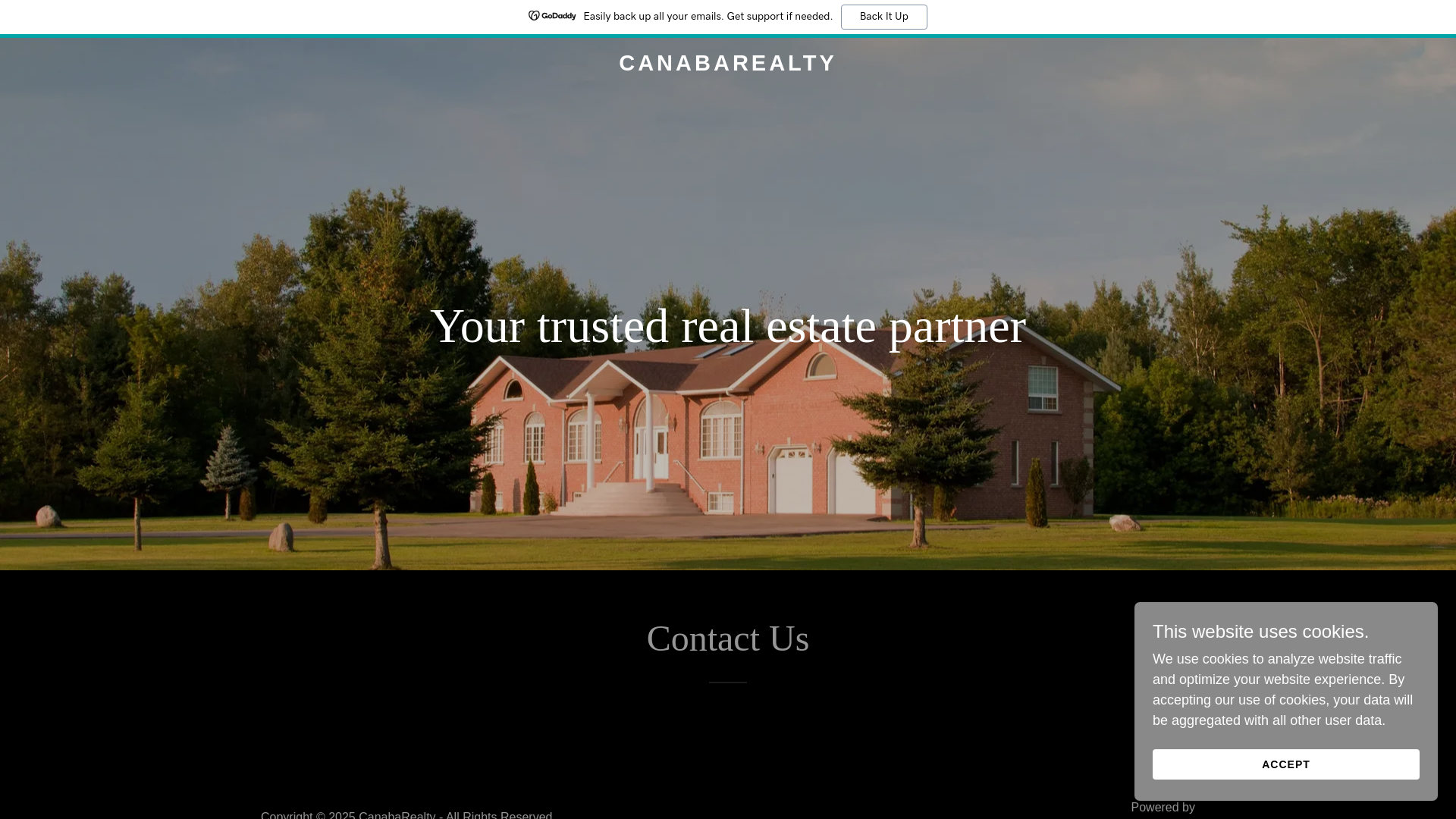 website screenshot of https://canabahillview.com/