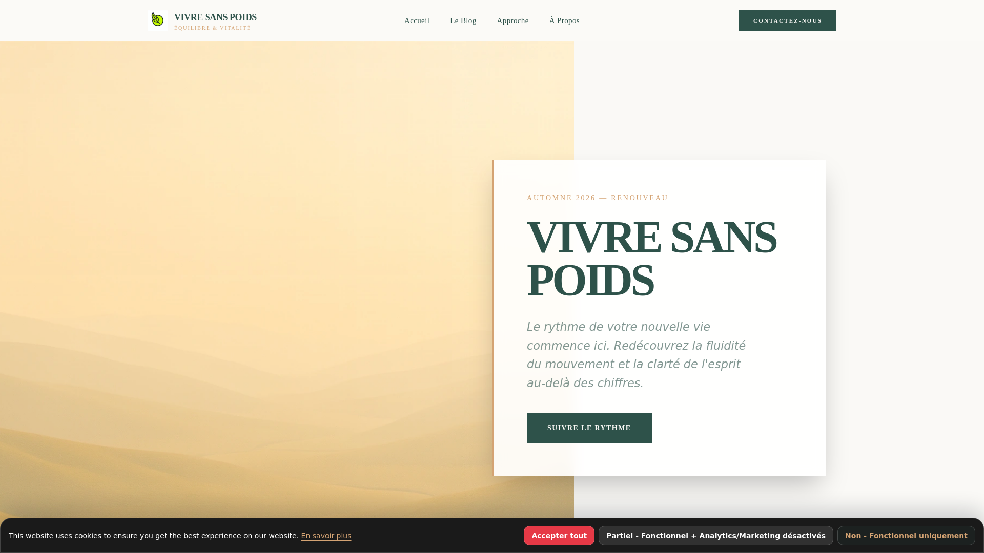 website screenshot of https://vivresanspoidsinfofs.info/