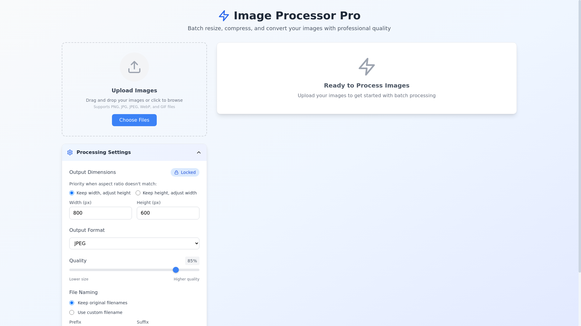 website screenshot of https://image-processor-8xw.pages.dev/