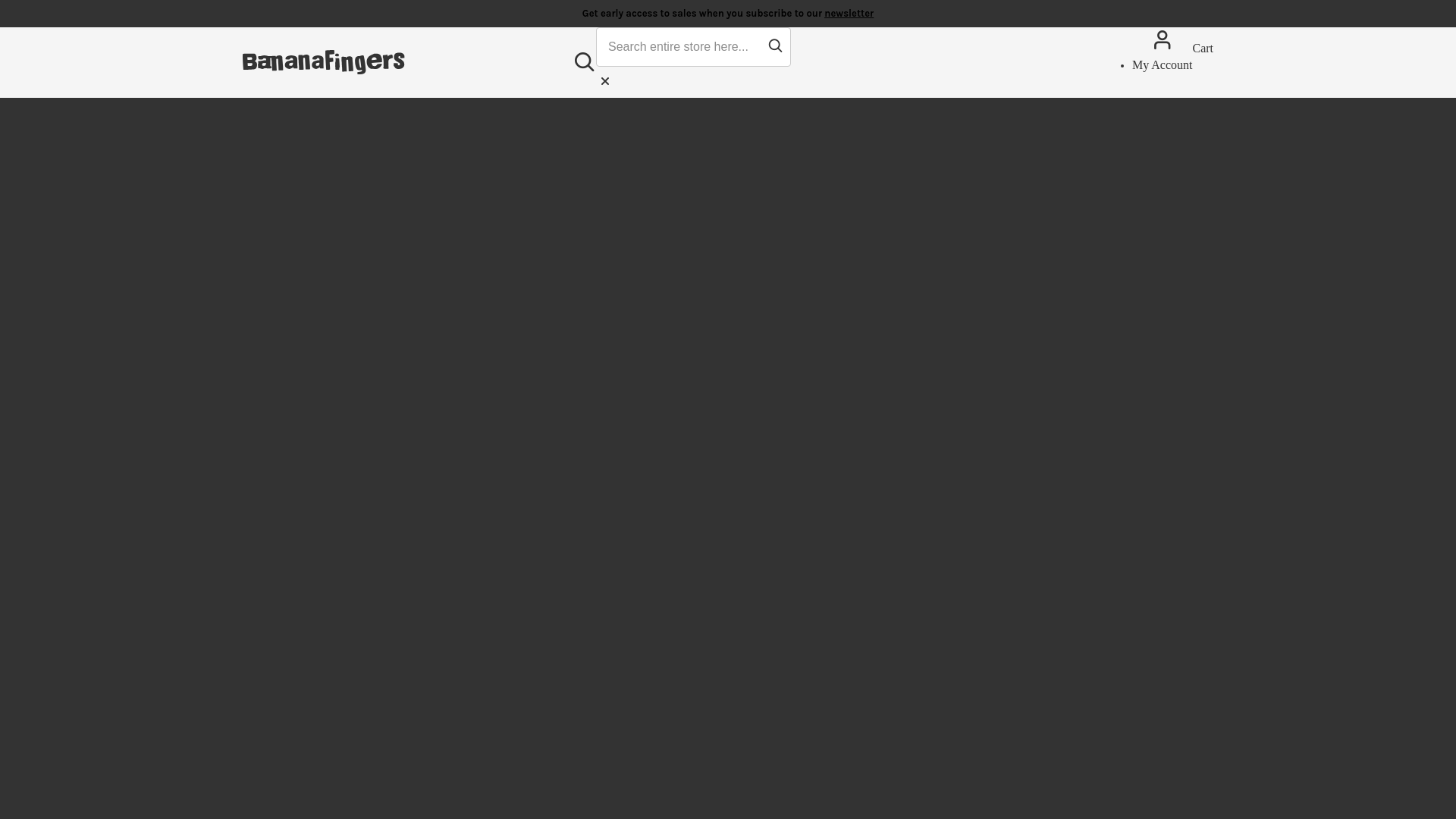 website screenshot of https://bananafingers.co.uk/