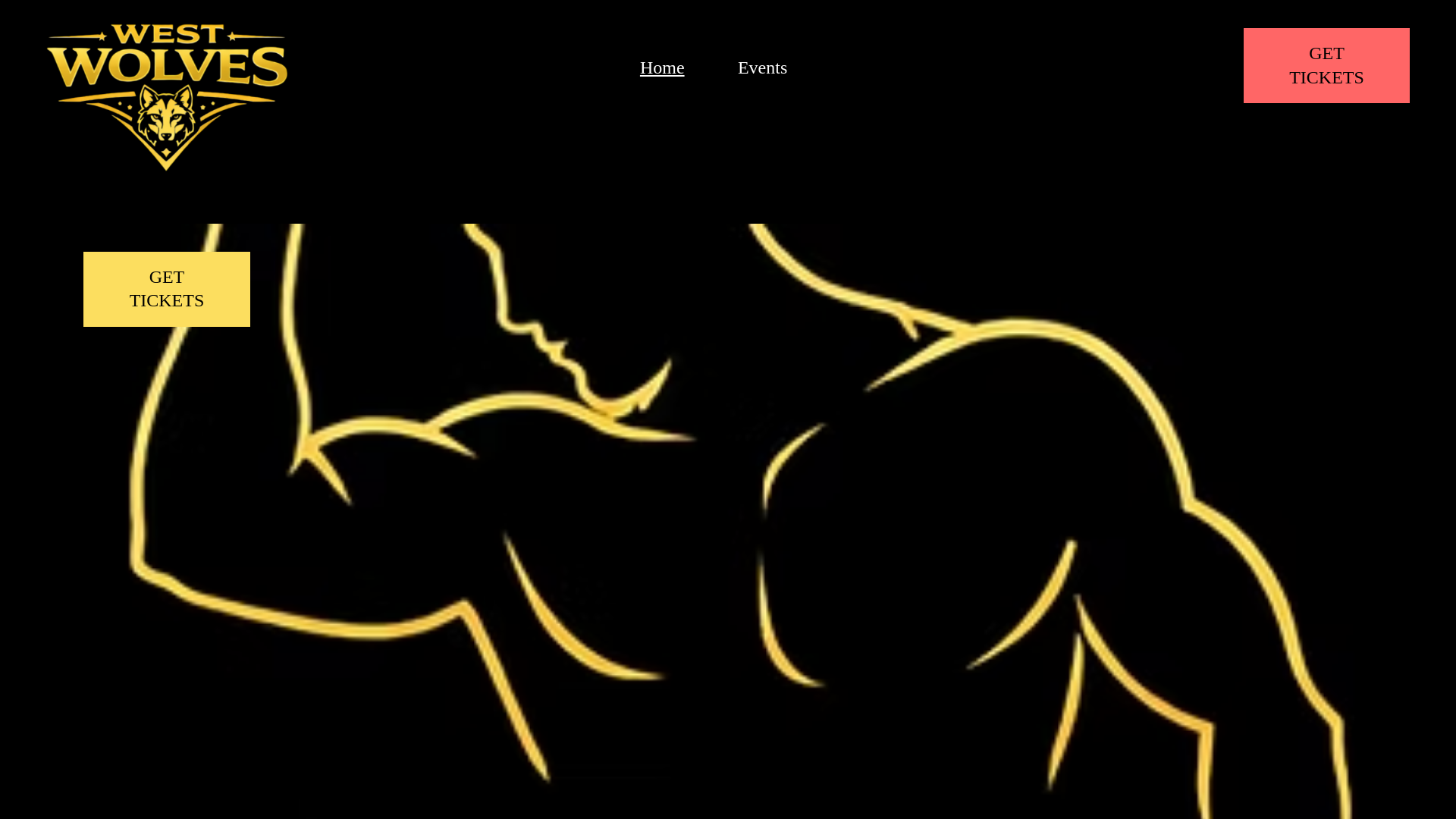 website screenshot of https://thewestwolves.com