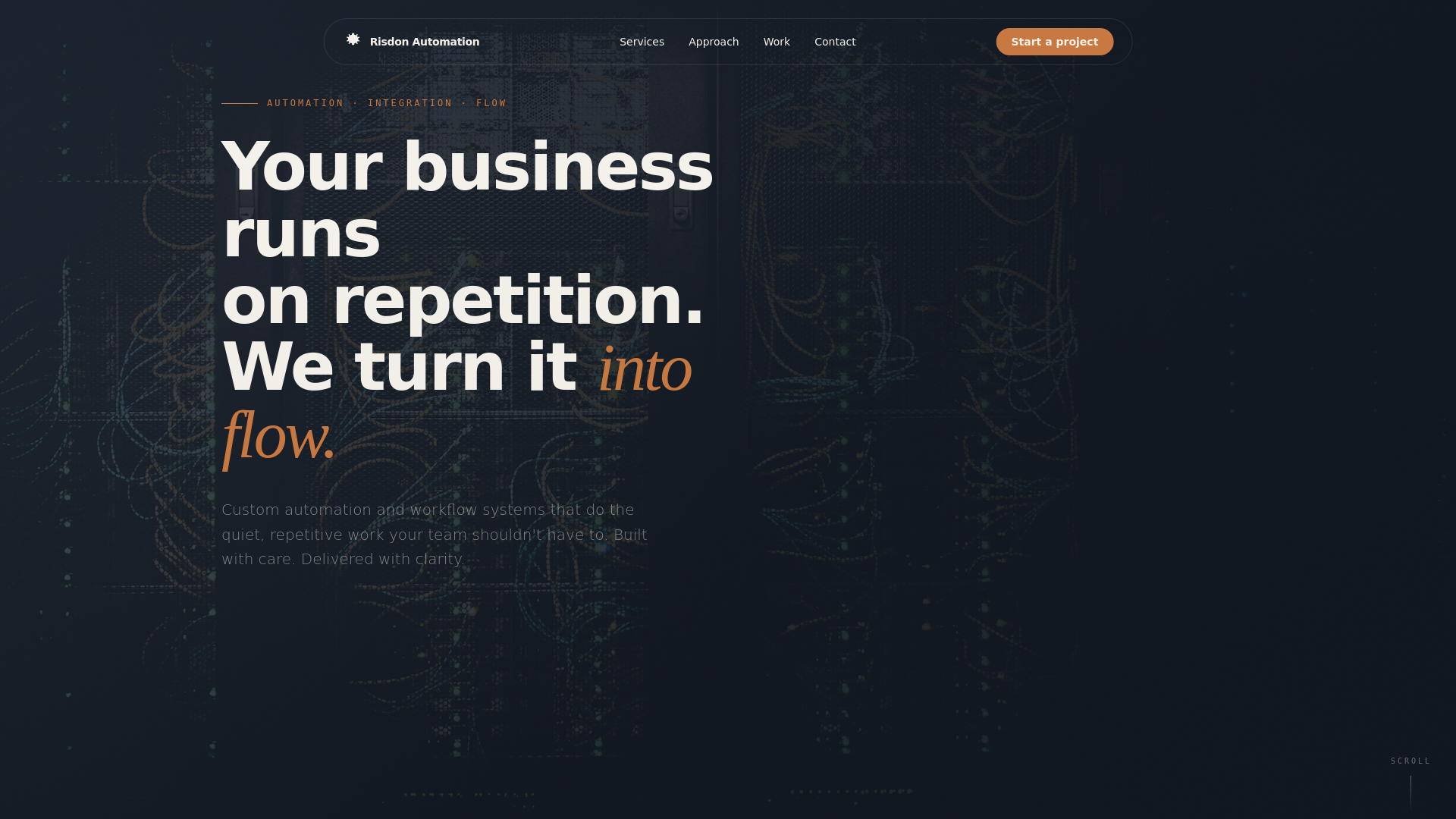 website screenshot of https://risdonautomation.co.uk/