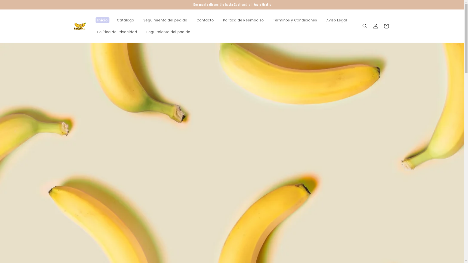 website screenshot of https://banaroll.store/
