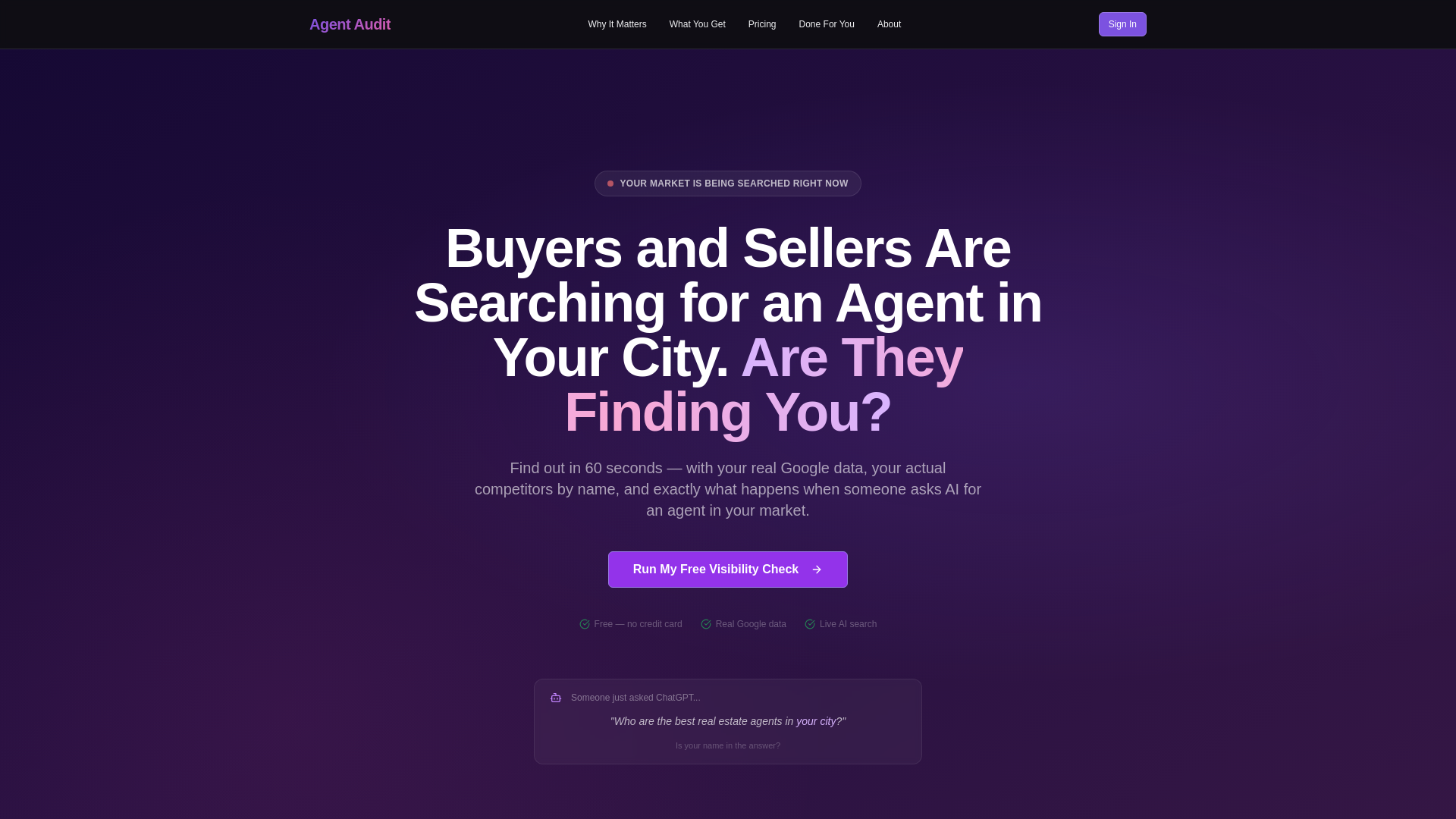 website screenshot of https://agent-audit-pro.com
