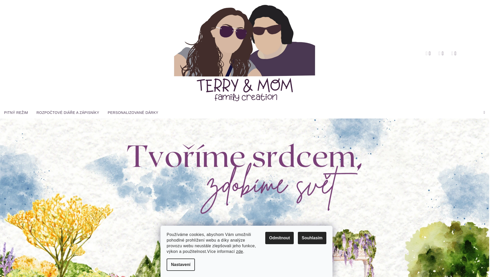 website screenshot of https://terrymom.cz/
