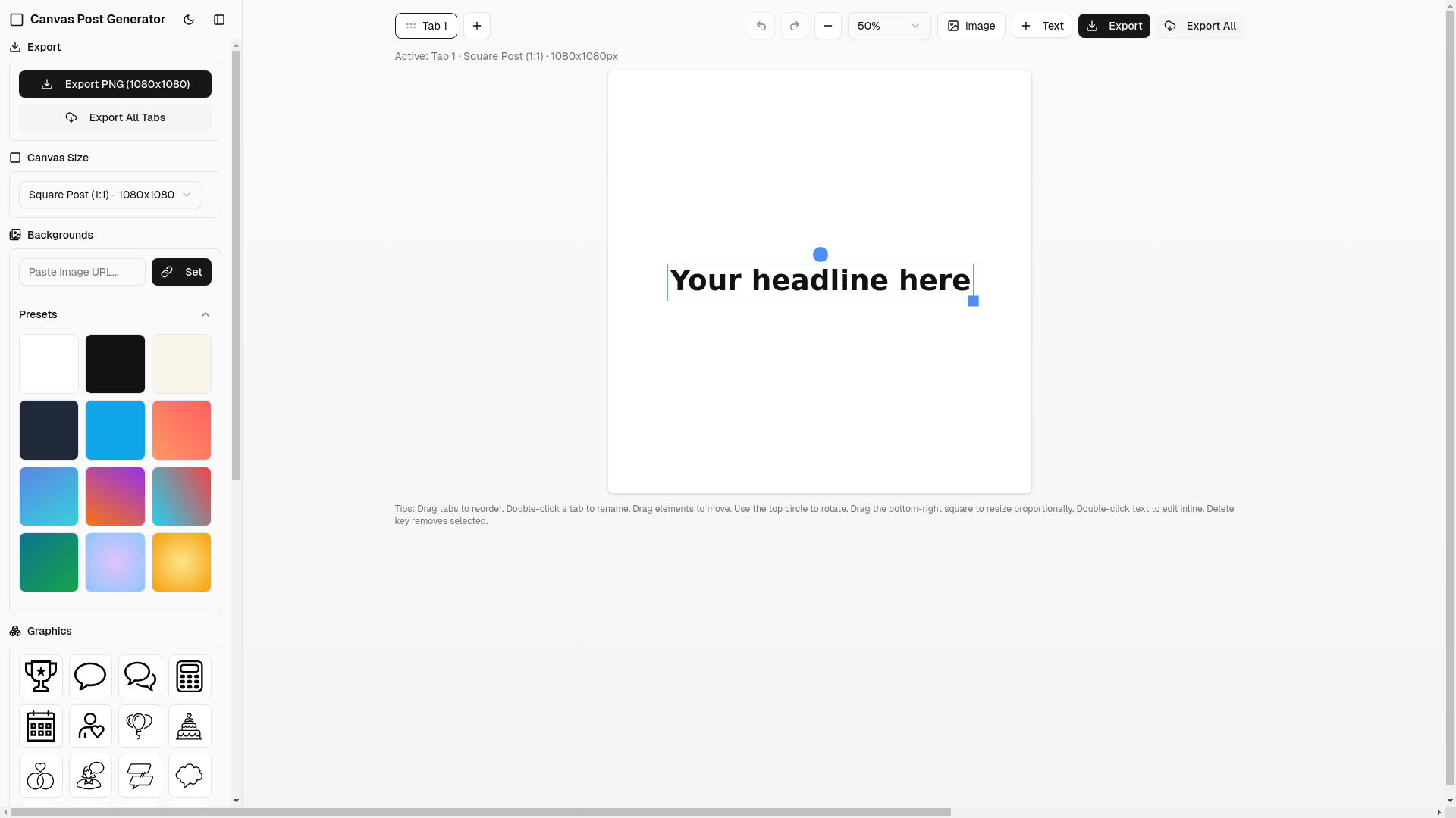 website screenshot of https://canvas.gratis/